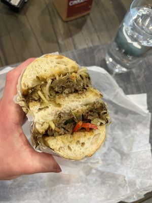 Beyond meat banh mi  at Veggie Grill by Next Level in Burbank