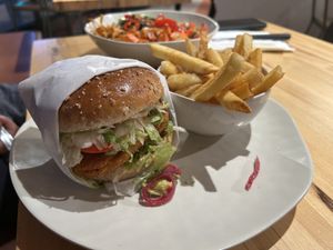 Santa Fe Chicken Sandwich  at Veggie Grill by Next Level in Burbank