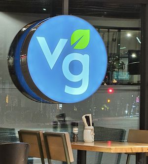 Logo. at Veggie Grill by Next Level in Burbank