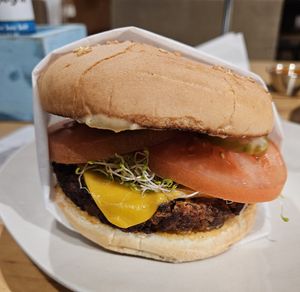 Burger at Veggie Grill by Next Level in Burbank