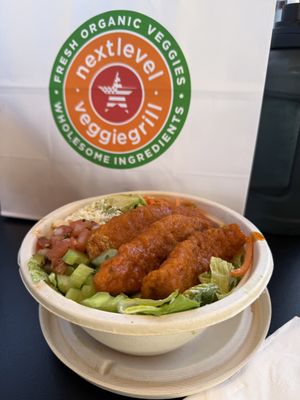 Buffalo Chick’n Salad  at Veggie Grill by Next Level in Burbank