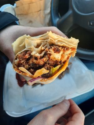 Cauliflower wrap at Riardo's in New Castle