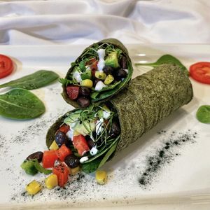 Tex-mex wrap at Conscious Meals in Sedona