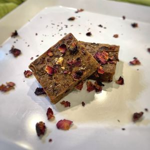 Cacao-maca vitality bar at Conscious Meals in Sedona