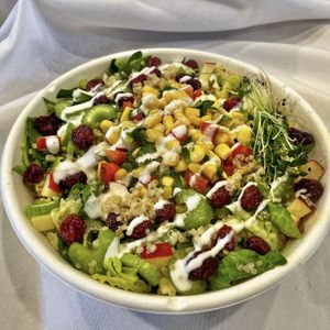 Confetti quinoa salad at Conscious Meals in Sedona