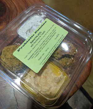 Falafel at Conscious Meals in Sedona