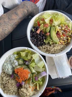 Mediterranean and Mexican Protein Bowl   at Conscious Meals in Sedona
