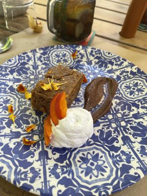 Carrot cake  at Plaer Natural in Mallorca