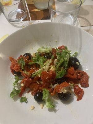 Ensalada de pimientos asados  at Plaer Natural in Mallorca