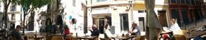 The square at Plaer Natural in Mallorca