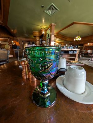 Beautiful goblets! at Madonna Inn in San Luis Obispo