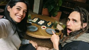 He can't believe it! at Plantasia in Mexico City