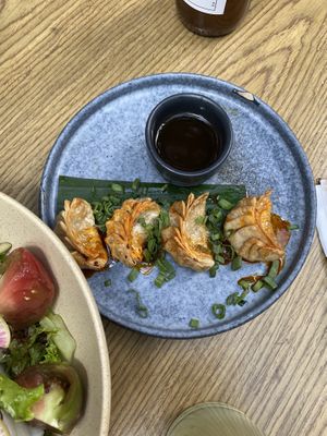 Gyosas  at Plantasia in Mexico City