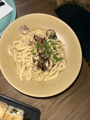 Truffle Noodles   at Plantasia in Mexico City