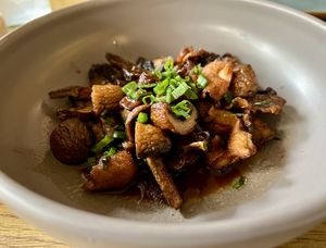 Hongos Nikkei  #Veganuary at Plantasia in Mexico City