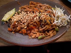 Pad Thai  at Plantasia in Mexico City