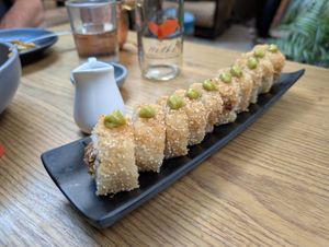 Teriyaki sushi. Highly recommend this one! at Plantasia in Mexico City