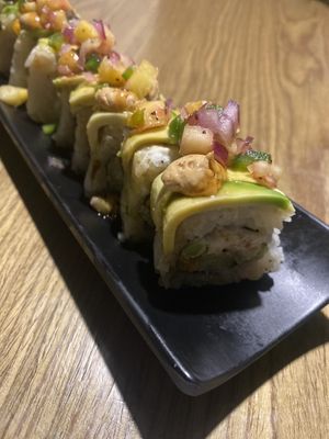 Sushi  at Plantasia in Mexico City