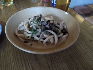 Truffle Udon at Plantasia in Mexico City