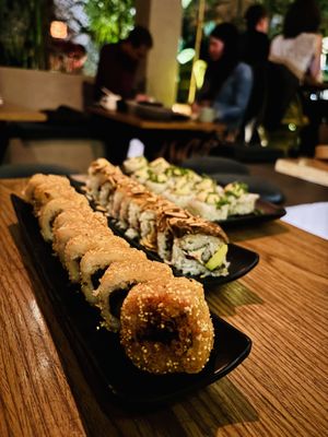 Shishito Banana Roll  at Plantasia in Mexico City