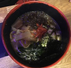Vege miso ramen at Okami in Wroclaw