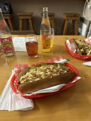 Cheesesteak  at Sabotage Vegan Bistro in Prague