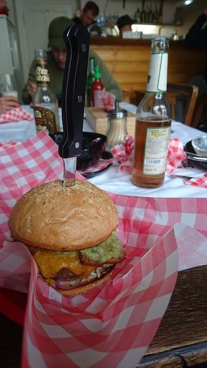 🍔 at Sabotage Vegan Bistro in Prague