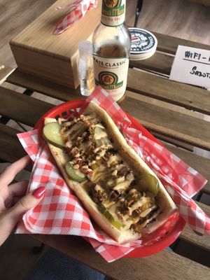 bbq at Sabotage Vegan Bistro in Prague