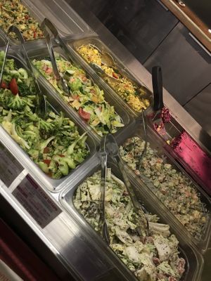 Salads  at Jagannath - Belorusskaya in Moscow