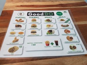 really cheap menu at GoodDO - Raja Park in Jaipur