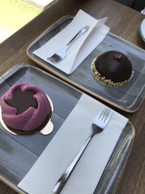 Vegan desserts   at Café Maran in Siofok