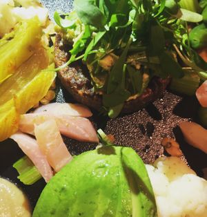 Vegan steack  at Hotel Victoria in Meiringen