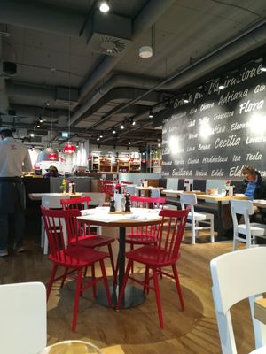 Atmosphere at Mama Trattoria - Am Sandtorkai in Hamburg