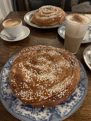 Cinnamon Buns - Hagabullen at Cafe Husaren in Gothenburg