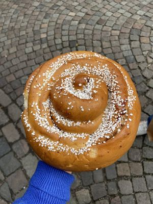 Cinnamon roll   at Cafe Husaren in Gothenburg