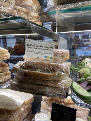 Guacamole & sun-dried tomatoes sandwich   at Cafe Husaren in Gothenburg