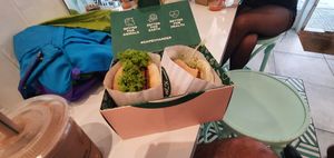 Buger and shake yum at Neat Burger - Oxford Circus in London