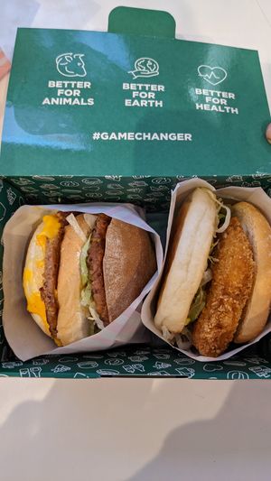 The burgers at Neat Burger - Oxford Circus in London