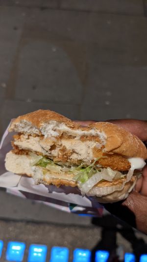 The Chick'n Burger at Neat Burger - Oxford Circus in London