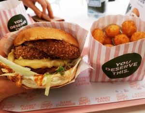 Smoke Stack with Tater Tots at Neat Burger - Oxford Circus in London