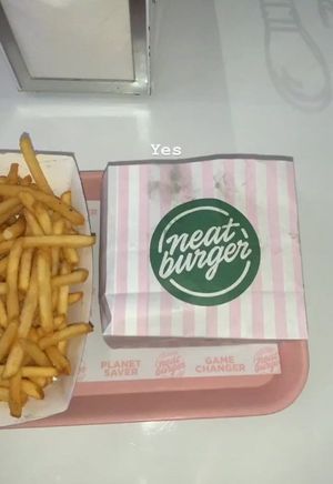 (From January 2020) ate the burger before I could get a picture of it... at Neat Burger - Oxford Circus in London