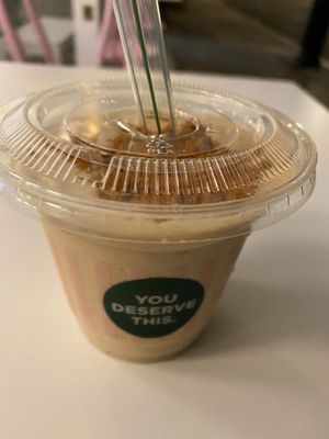 Biscotti milkshake  at Neat Burger - Oxford Circus in London