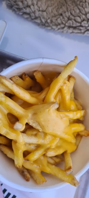 Cheesy fries at Neat Burger - Oxford Circus in London