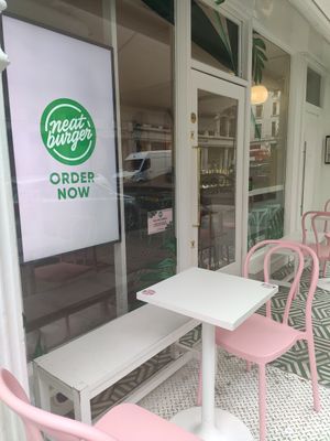 The restaurant at Neat Burger - Oxford Circus in London