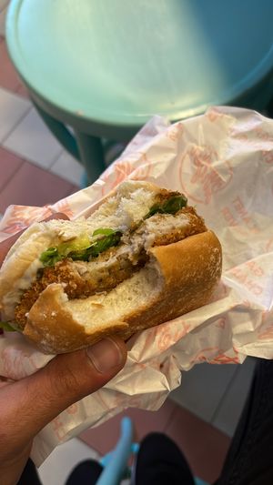 Nofish burguer   at Neat Burger - Oxford Circus in London