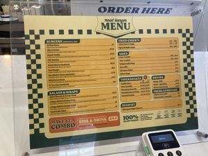 Menu   at Neat Burger - Oxford Circus in London