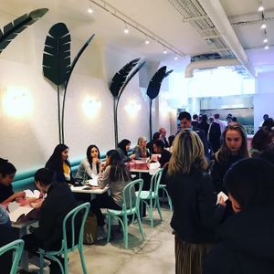 Interior - insta friendly  at Neat Burger - Oxford Circus in London