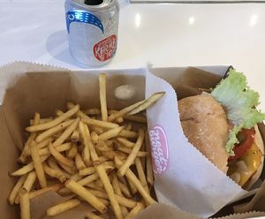 Neat burger with cheese, fries & karma cola £15.50! at Neat Burger - Oxford Circus in London