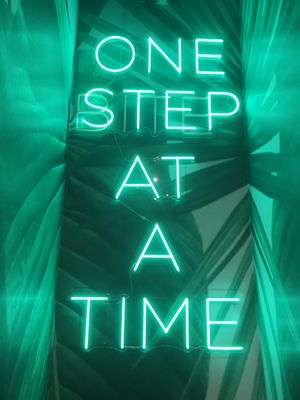 One step  at Neat Burger - Oxford Circus in London