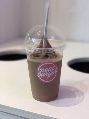 Chocolate milkshake  at Neat Burger - Oxford Circus in London
